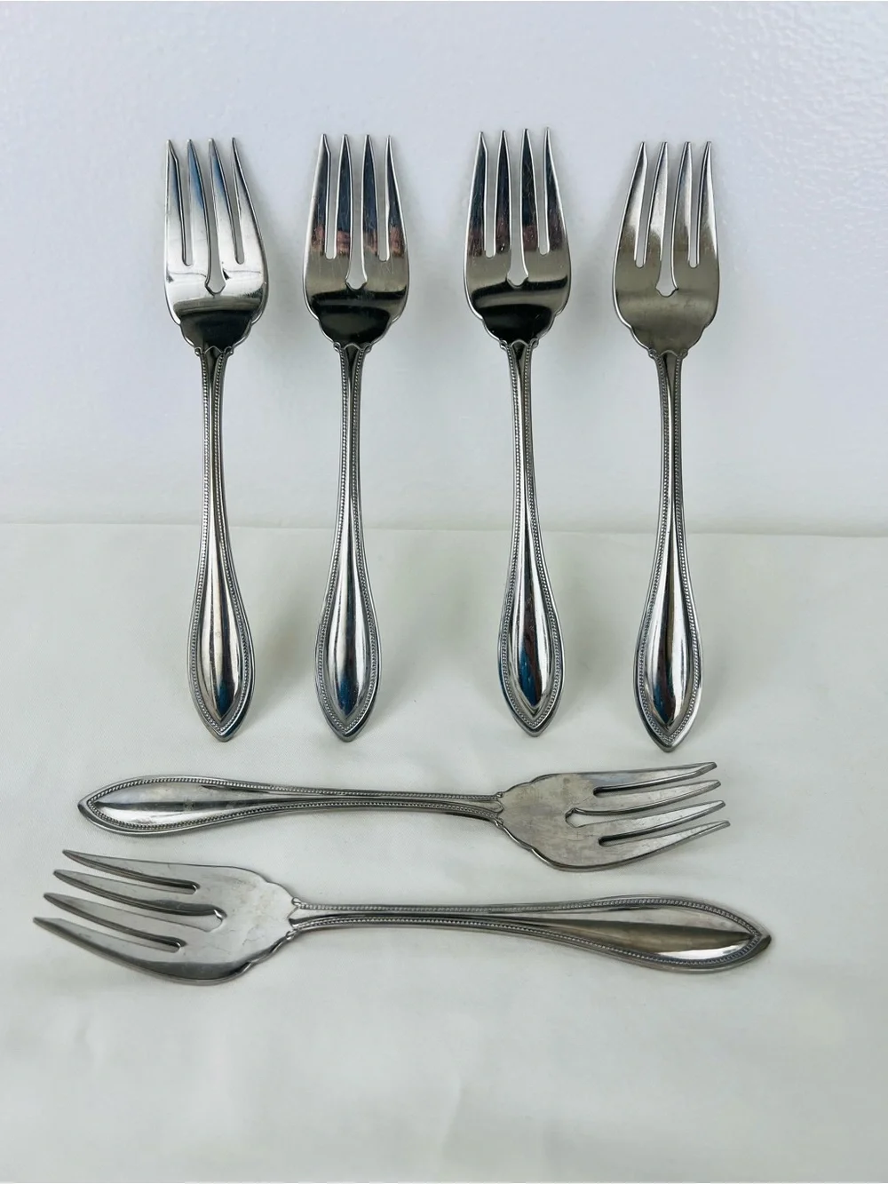 ONEIDA Stainless ARBOR AMERICAN HARMONY SALAD FORKS  Set of 6